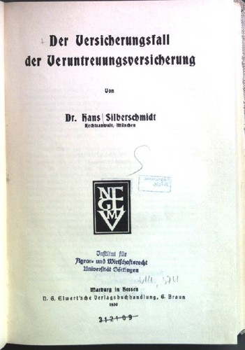 Der versicherungsfall - der,